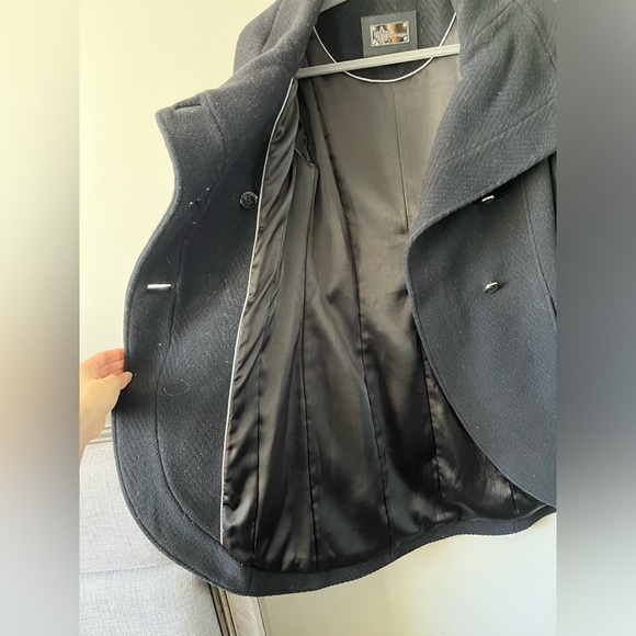 MACKAGE Military Diana Wool-Blend Black Coat Size XS - Picture 13 of 16